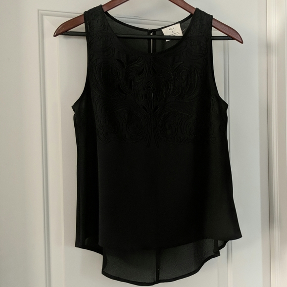 Pins and Needles black sheer top - Picture 1 of 5